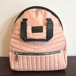 Steve Madden Pink Quilted Backpack